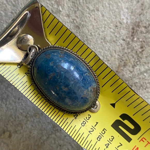 Vintage Lapis pendant - Picture 6 of 15